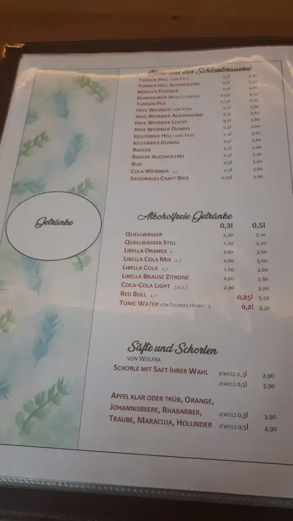 Menu_Gasthof Drei Tannen_Moosburg_image_1