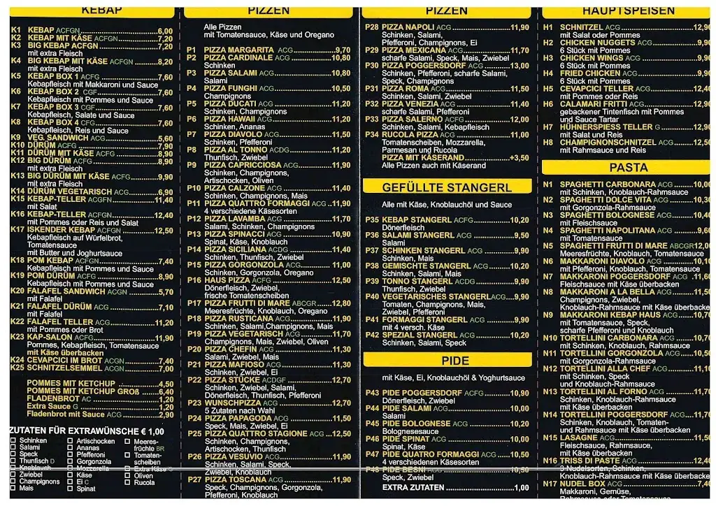 Menu_Pizza & Kebap Haus Poggersdorf_Poggersdorf_immagine_1