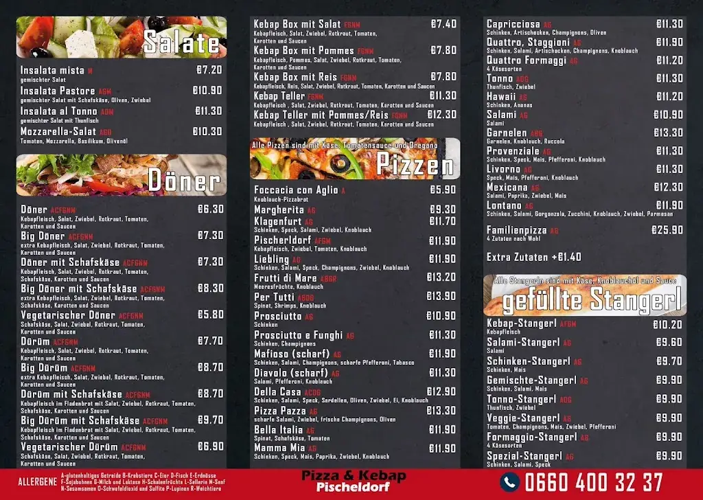 Menu_Pizza & Kebap Pischeldorf_Pischeldorf_immagine_1