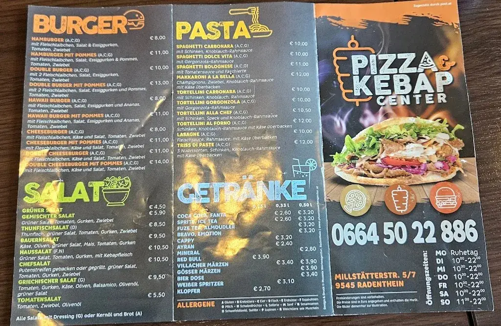 Menu_KEBAP PIZZA CENTER_Radenthein_image_1