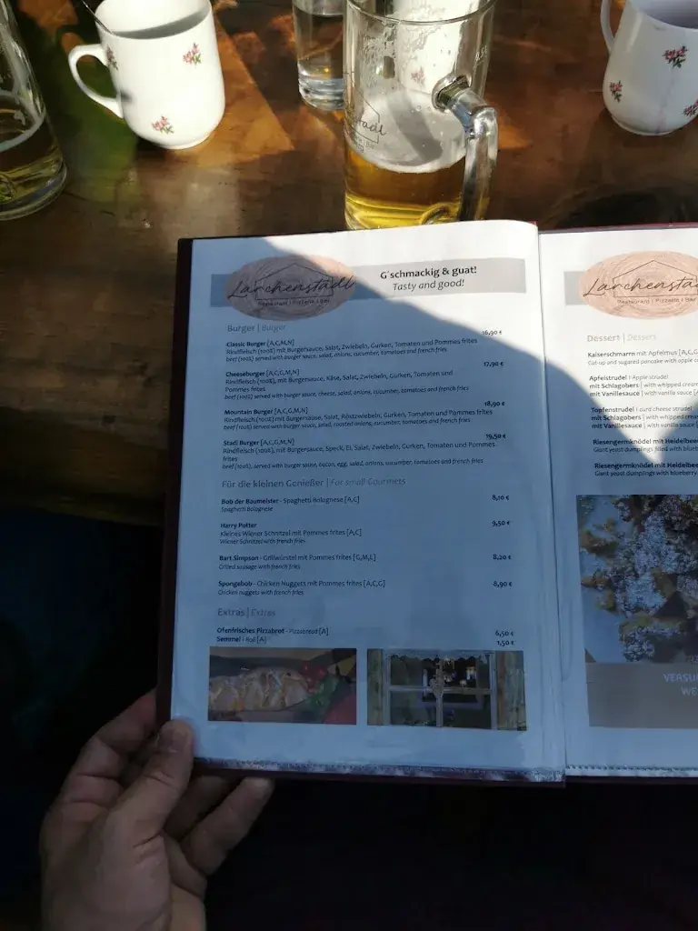 Menu_Pizzeria Restaurant Lärchenstadl Katschberg_Rennweg am Katschberg_image_4