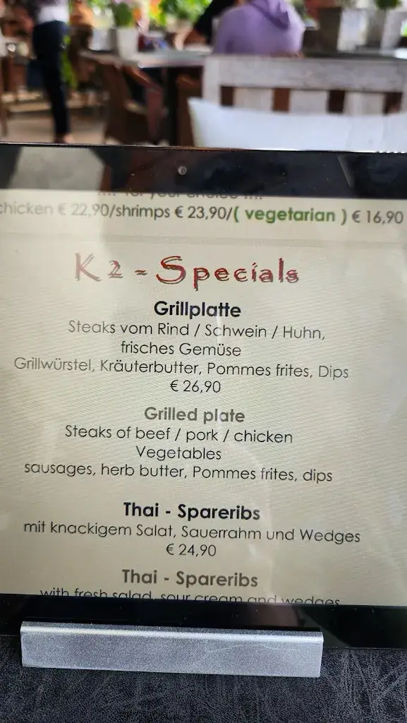Menu_K2 Restaurant Cafe_Reding_image_1