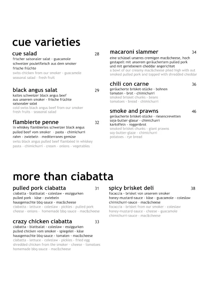Menu_cue Zurich BBQ_Niederdorf_image_1