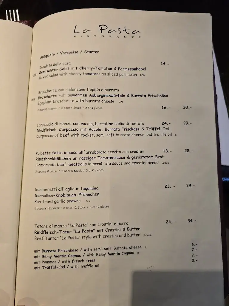 Menu_La Pasta_Niederdorf_image_4