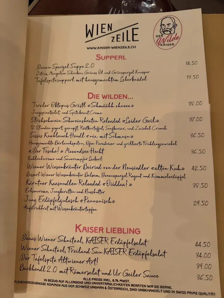 Menu_Der Wilde Kaiser Wienzeile_Niederdorf_image_1