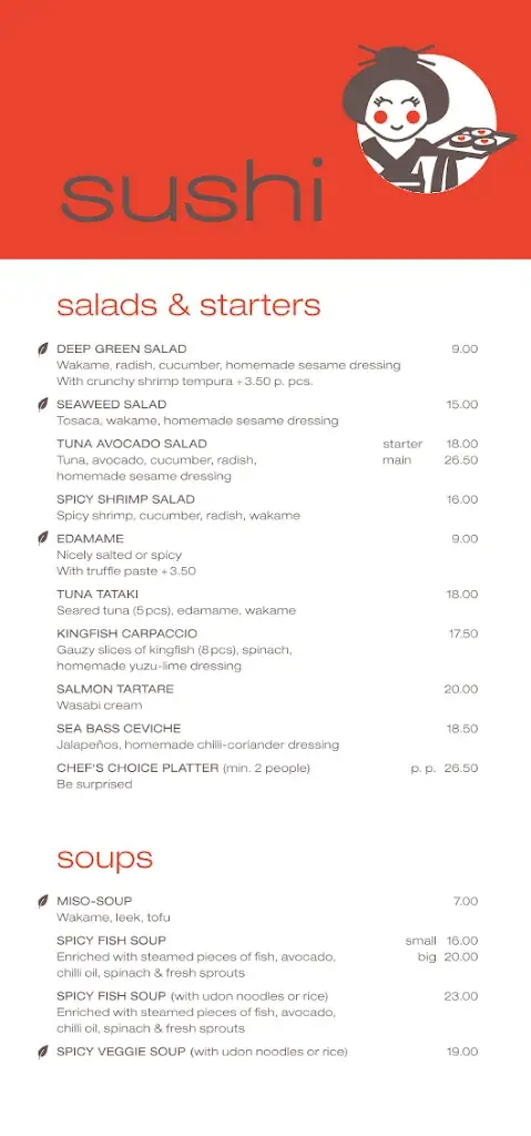 Menu_Barfüsser Sushi Bar & Lounge Niederdorf_Niederdorf_image_1