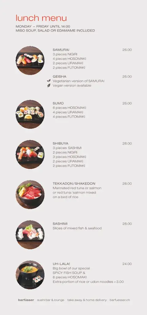 Menu_Barfüsser Sushi Bar & Lounge Niederdorf_Niederdorf_image_2