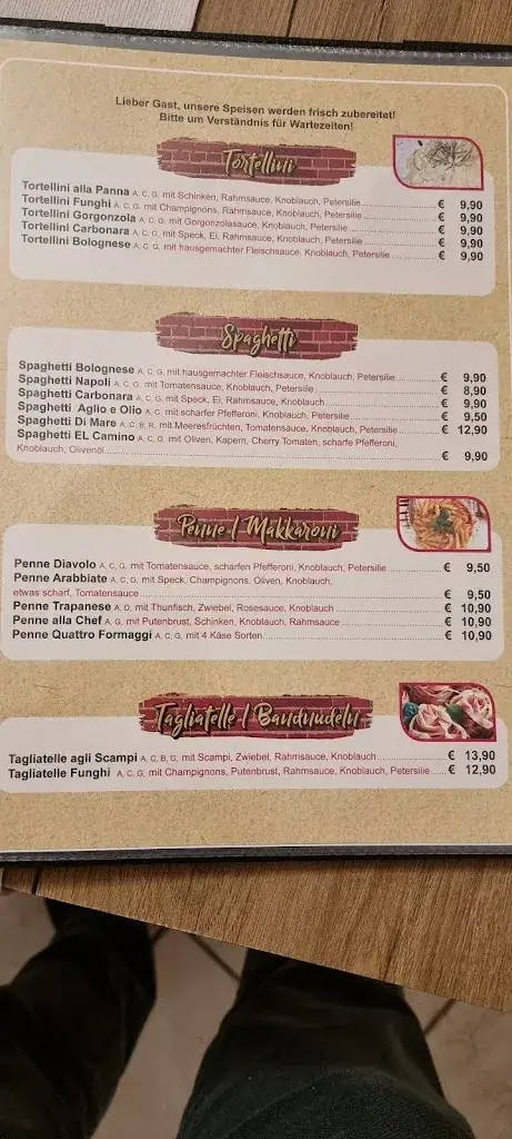 Menu_El Camino 5_Sankt Andrä_image_1