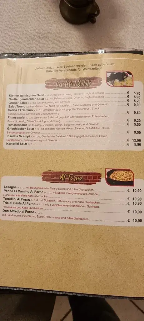 Menu_El Camino 5_Sankt Andrä_image_2