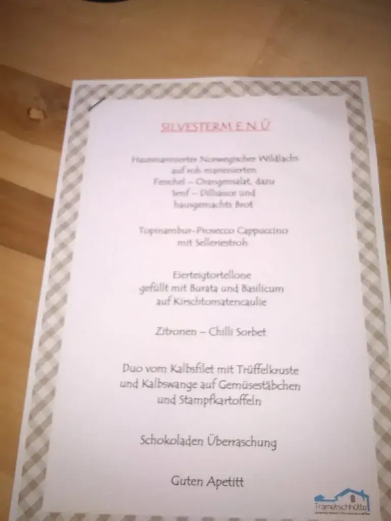 Menu_Restaurant- Pizzeria Ban Rutzner (Trametschhütte)_Sankt Andrä_image_2