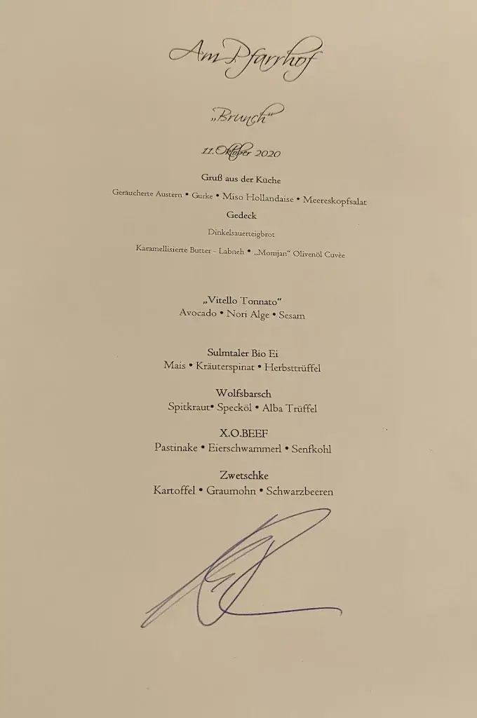 Menu_Harald Irka am Pfarrhof - Fine Dine & Wirtshaus_Sankt Andrä_image_1