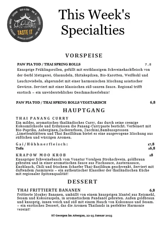 Menu_Christie's Kitchen_Sankt Georgen im Lavanttal_immagine_3