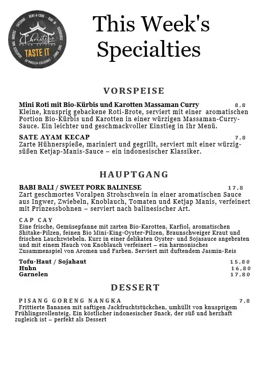 Menu_Christie's Kitchen_Sankt Georgen im Lavanttal_immagine_4