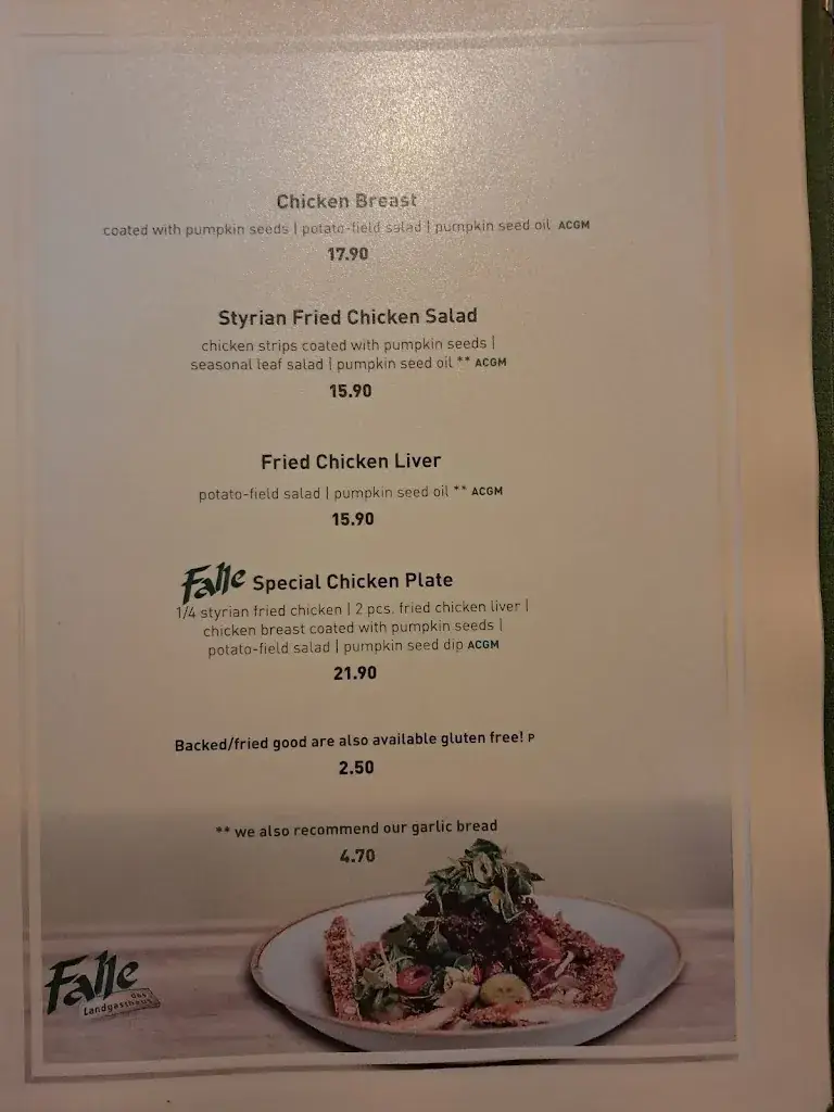 Menu_Falle - Country Inn_Rosegg_image_1