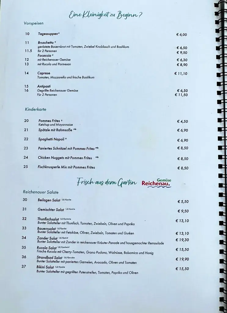 Menu_Restaurant Strandbad Reichenau_Reichenau_immagine_2