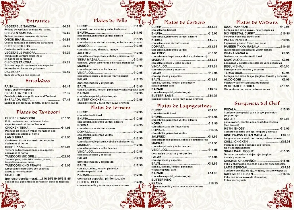 Menu_Kashmir Indian Restaurant_Deutsch Jahrndorf_image_1
