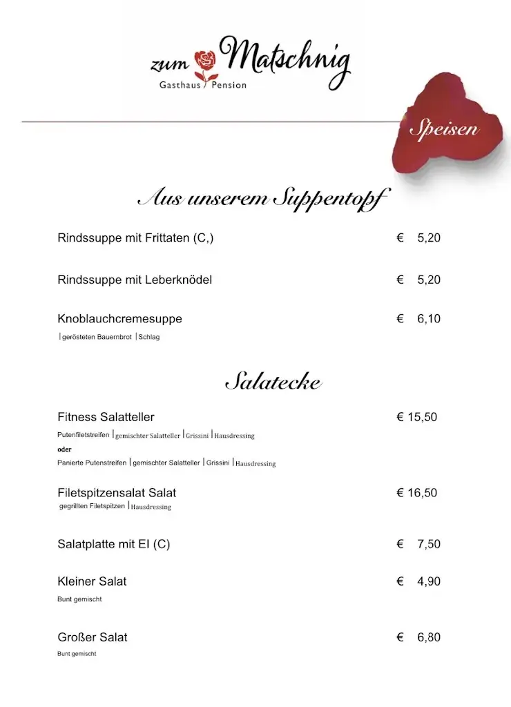 Menu_Gasthof/Rosenpension zum Matschnig_Sankt Jakob im Rosental_image_2