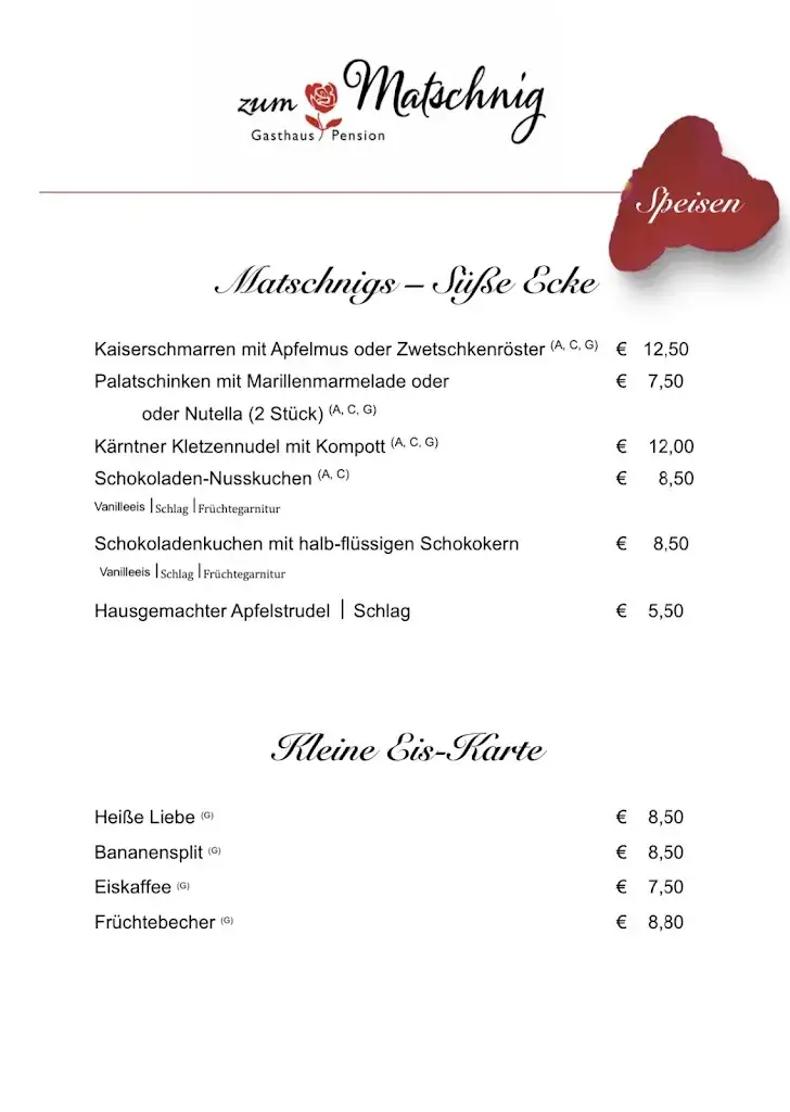 Menu_Gasthof/Rosenpension zum Matschnig_Sankt Jakob im Rosental_image_3