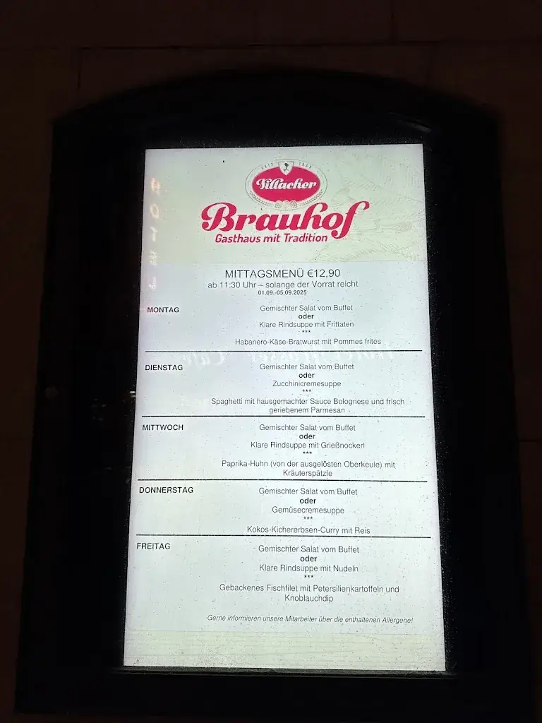 Menu_Villacher Brauhof_St. Agathen und Perau_image_2