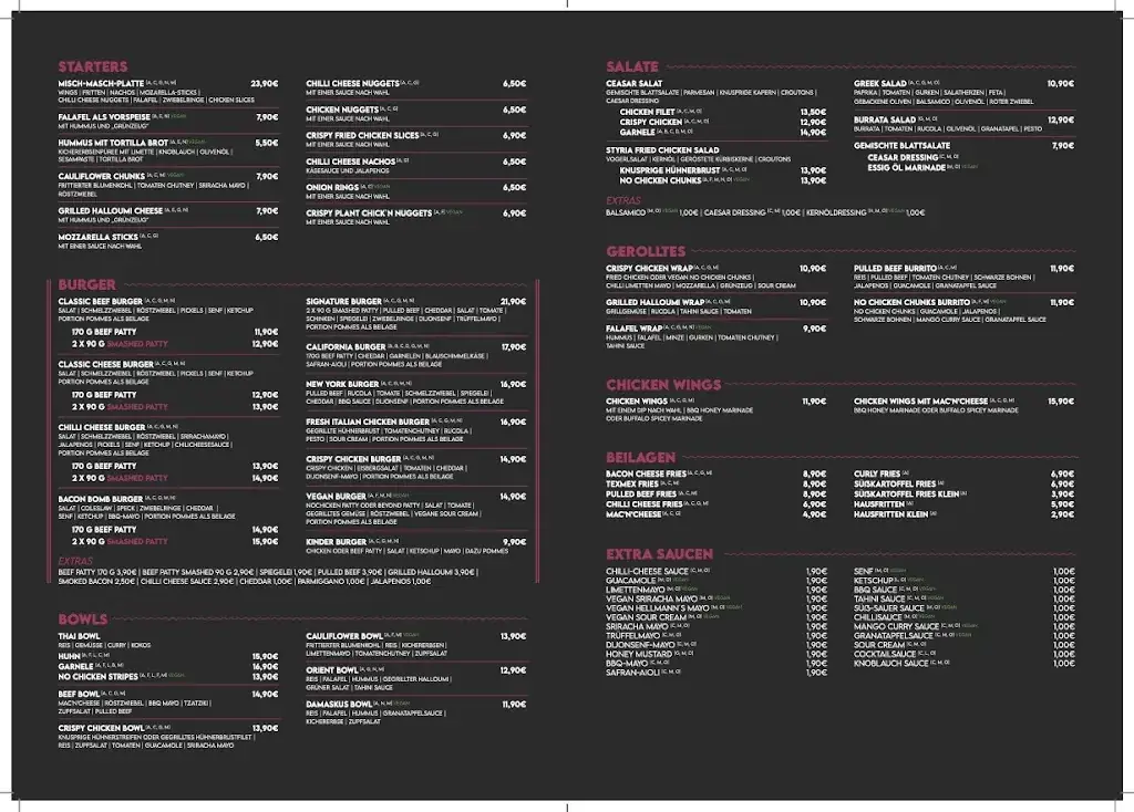 Menu_POME Food Bar_Spittal an der Drau District_immagine_1