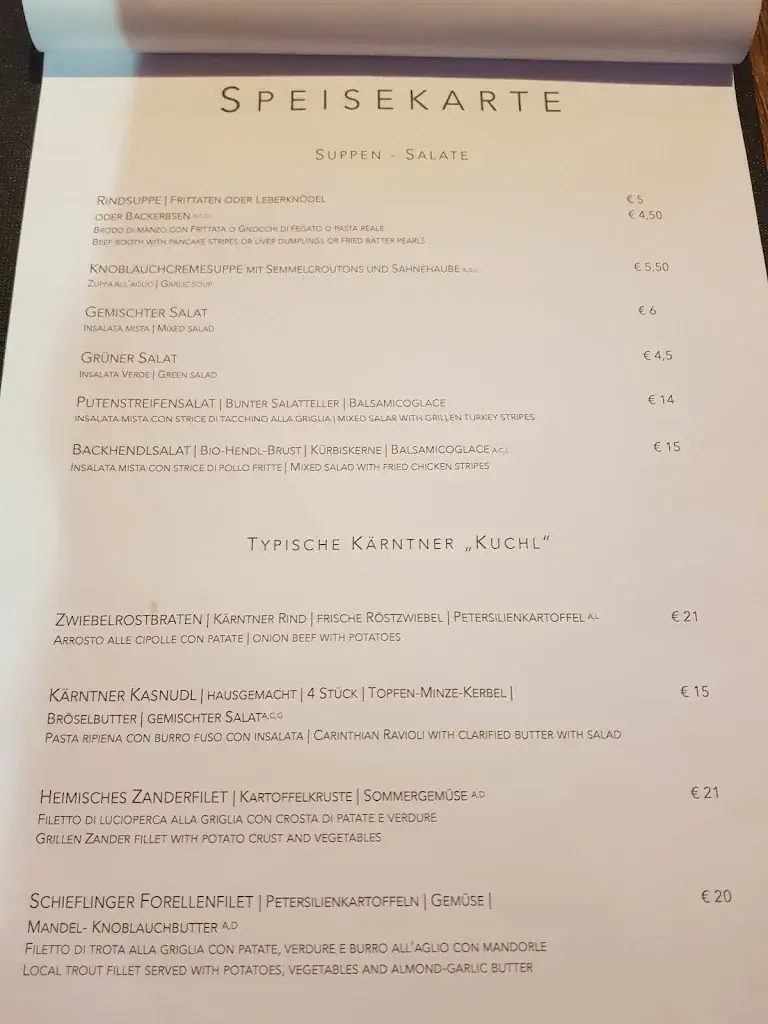 Menu_Gasthof Pension Bürger_Schiefling am See_immagine_3