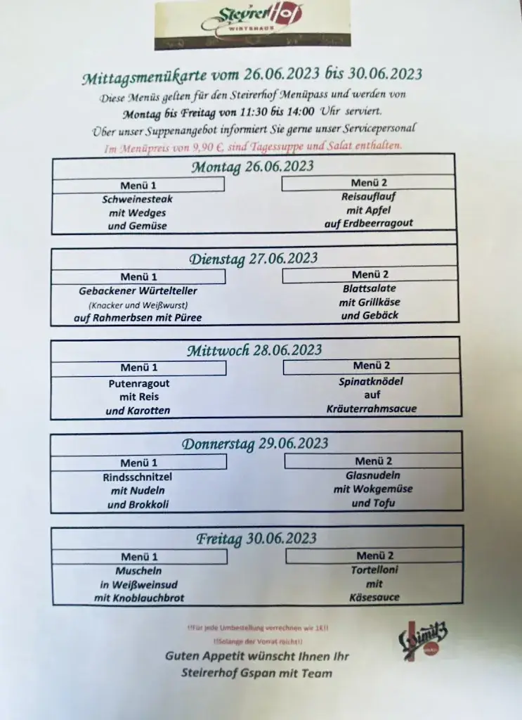 Menu_Wirtshaus Steyrerhof_St. Veit an der Glan_immagine_3