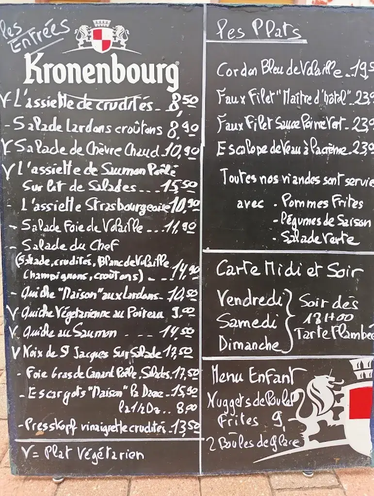 Menu_Restaurant A la Rose_Seebach_immagine_1