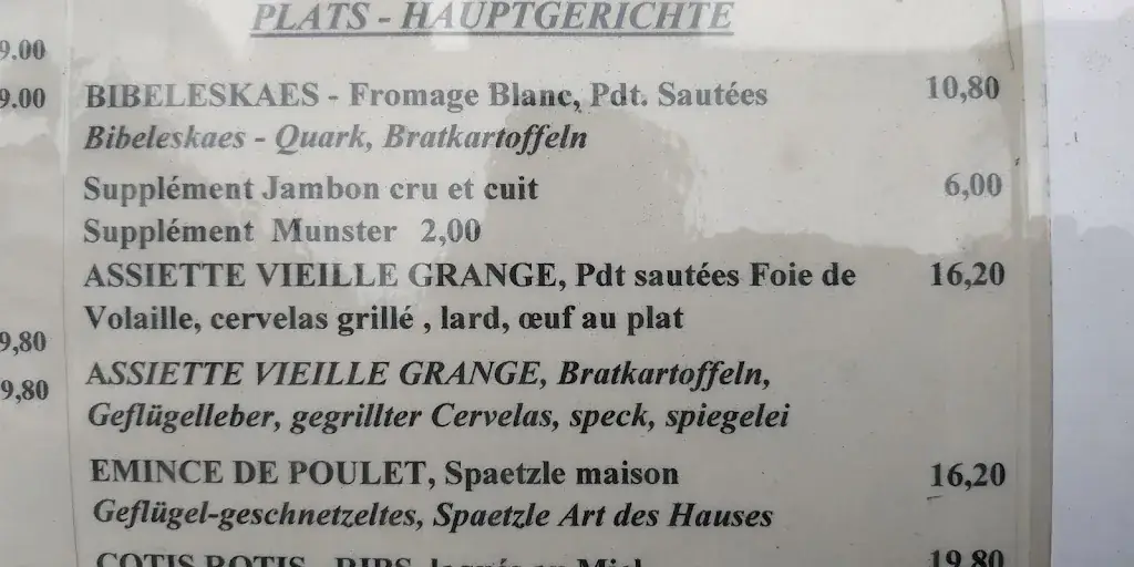 Menu_AUBERGE de La Vieille Grange_Seebach_image_3