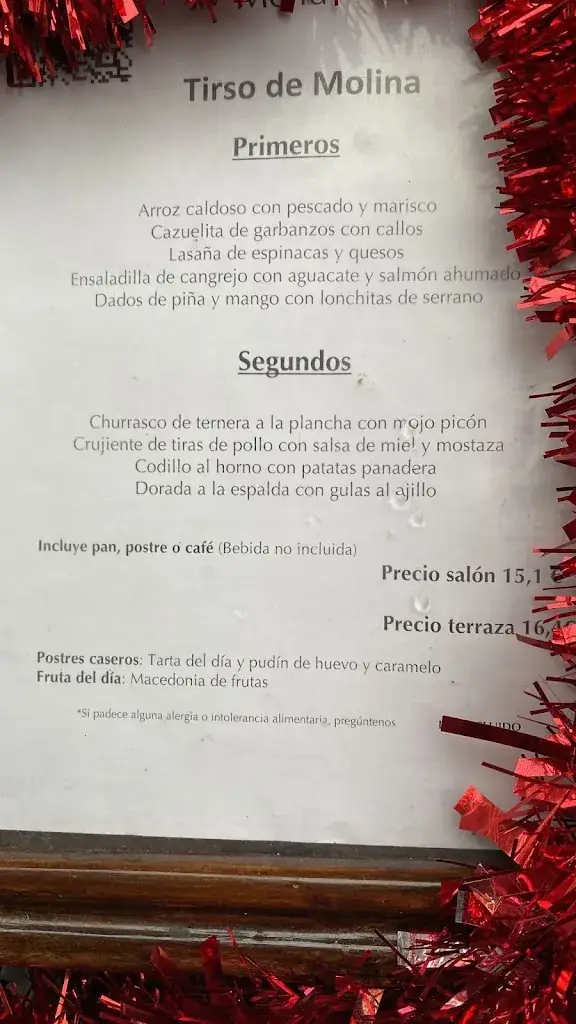Menu_Taberna Tirso de Molina_Stall_image_3