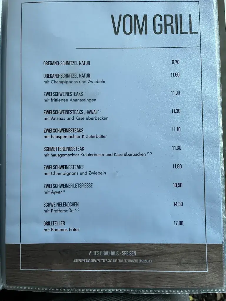Menu_Altes Brauhaus Steinfeld_Steinfeld_immagine_4