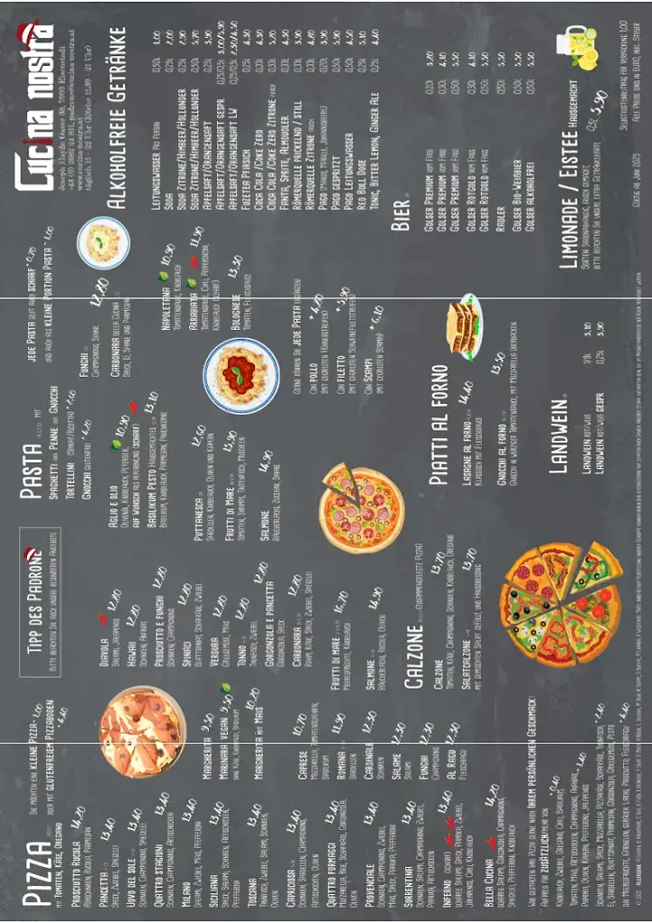 Menu_Cucina Nostra im Parkhotel Eisenstadt_Eisenstadt Stadt_image_1