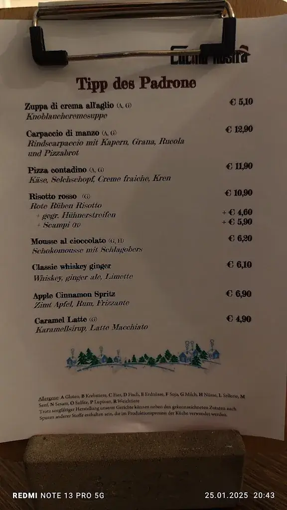 Menu_Cucina Nostra im Parkhotel Eisenstadt_Eisenstadt Stadt_image_3