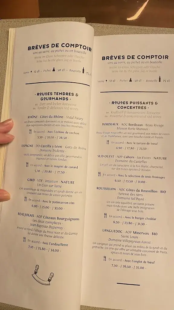 Menu_La Hache_Straßburg-Stadt_image_1