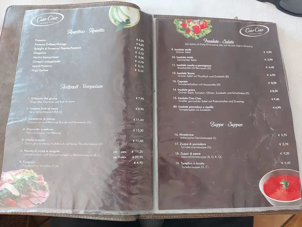 Menu_Ciao Ciao Ital. Ristorante - Pizzeria_Techelsberg_image_1