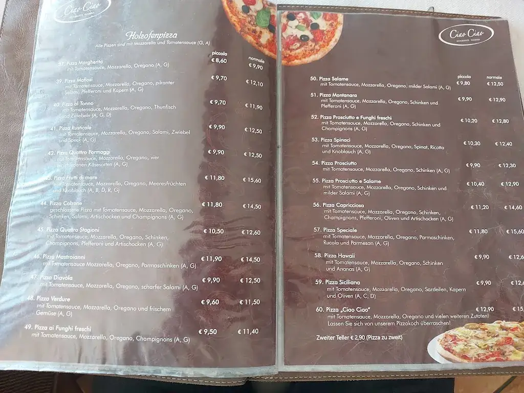 Menu_Ciao Ciao Ital. Ristorante - Pizzeria_Techelsberg_image_4