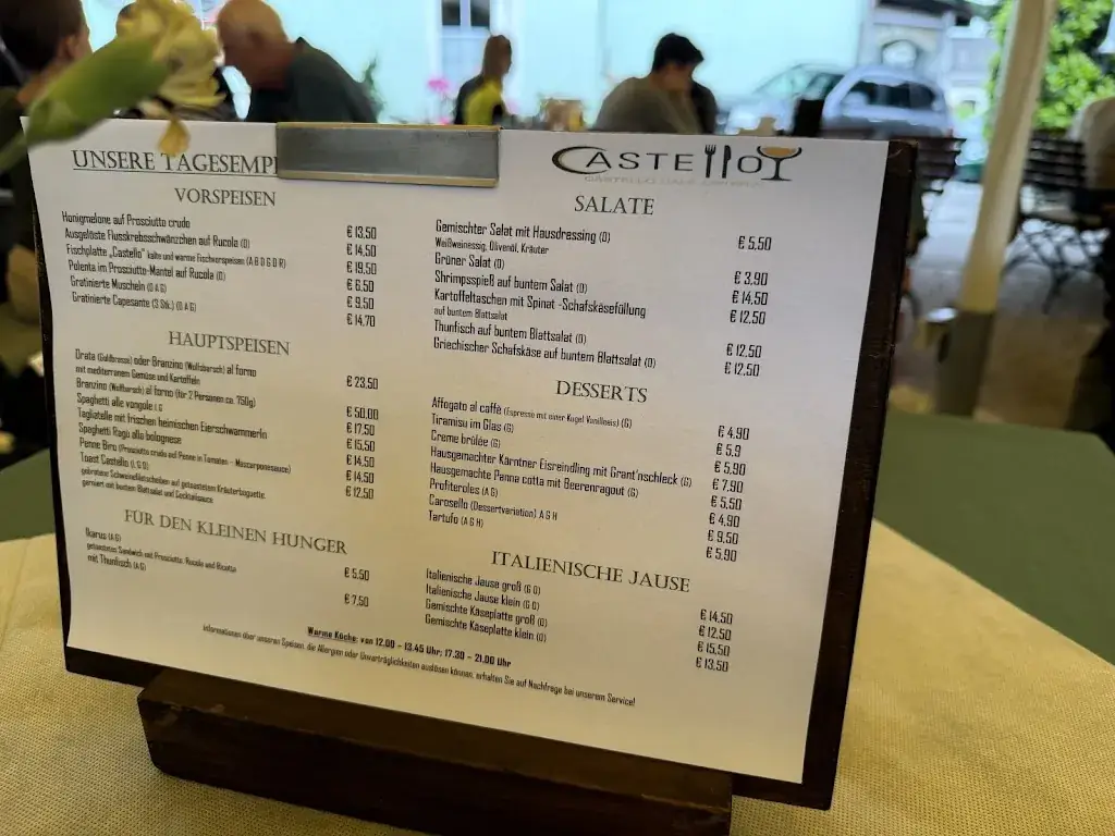 Menu_Café Osteria Castello_Viktring_image_2