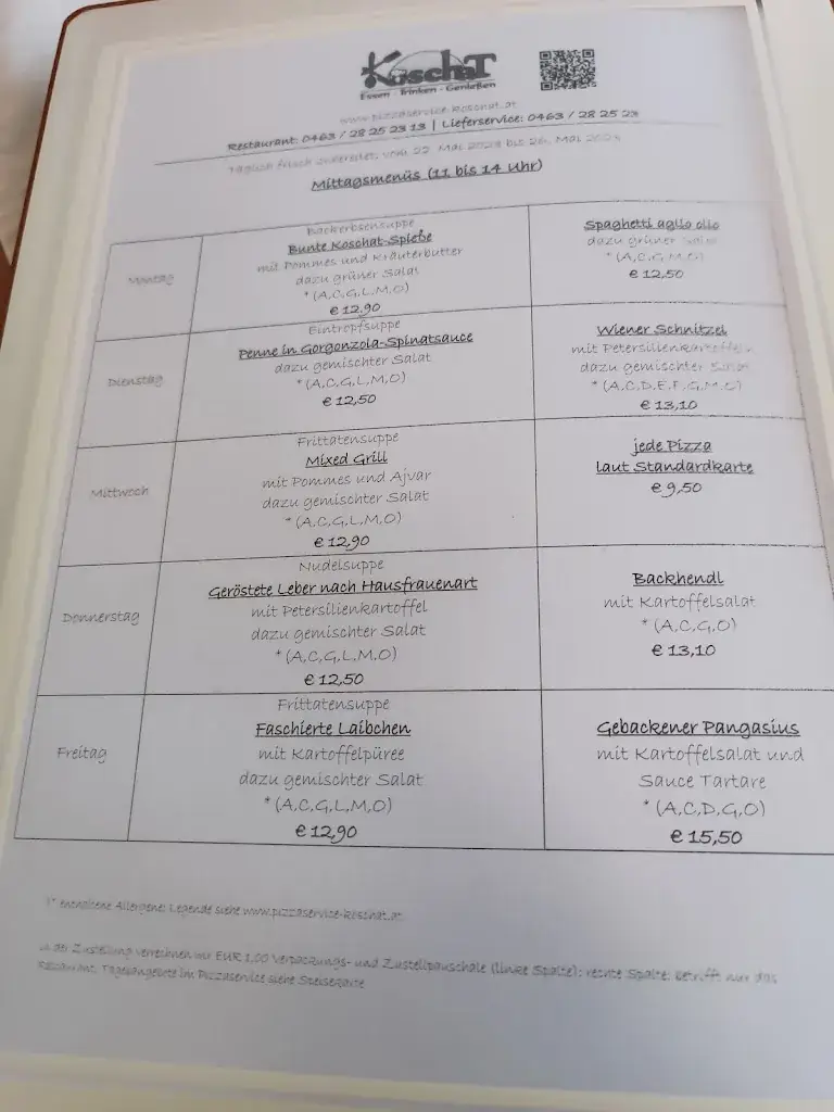 Menu_Restaurant Koschat_Viktring_image_1