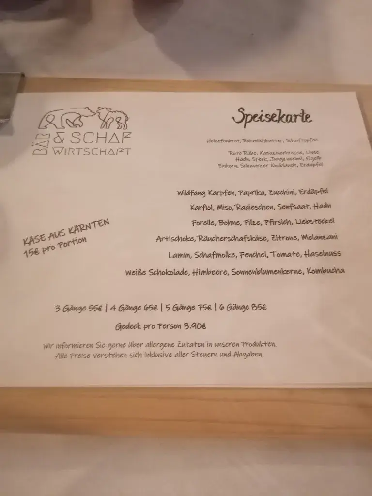 Menu_Bär & Schaf Wirtschaft_Völkermarkt_image_1