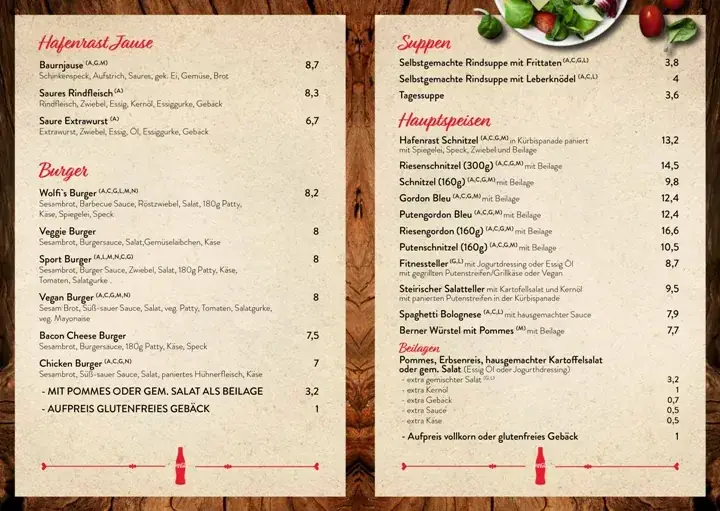Menu_Hafenrast Schreiber_Völkermarkt_immagine_2