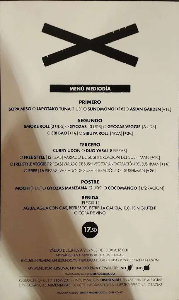 Menu_Sibuya Urban Sushi Bar_St. Urban_image_1