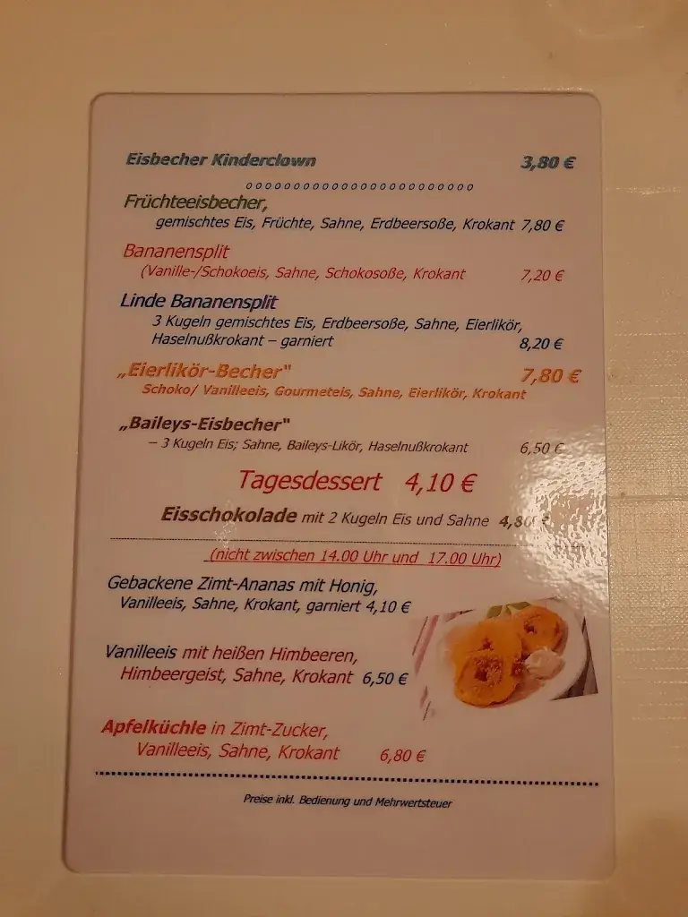 Menu_Landgasthof Linde Weißenstein_Weißenstein_image_2