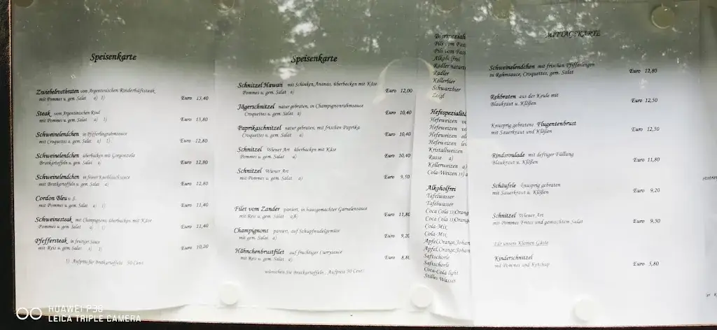 Menu_Ausflugsgaststätte Weißenstein_Weißenstein_immagine_2