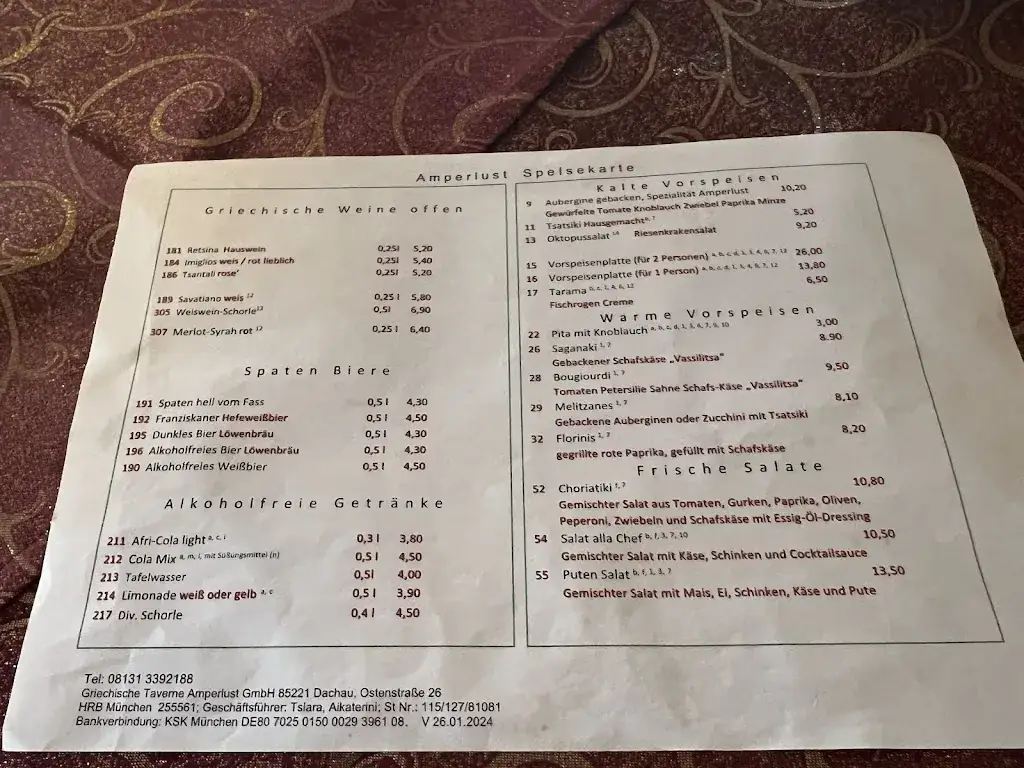 Menu_Amperlust • Griechisches Restaurant_Achau_immagine_4
