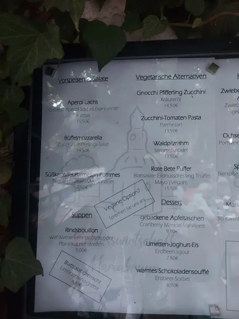 Menu_Schlosswirtschaft Mariabrunn - Restaurant und Biergarten_Achau_image_3