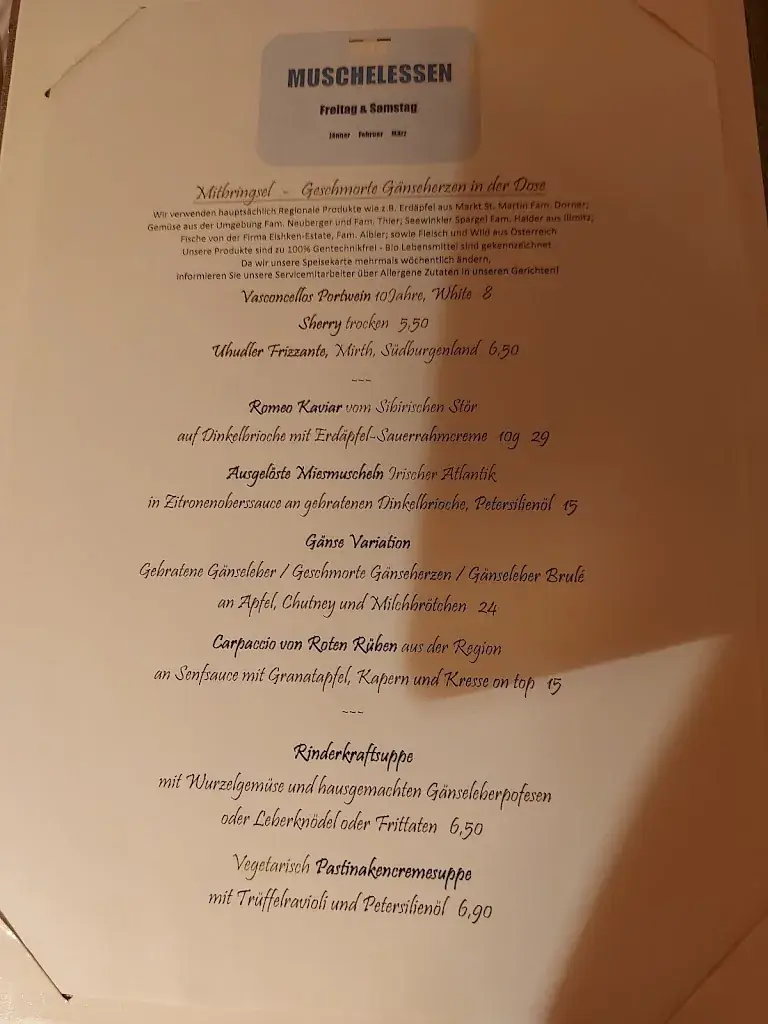 Menu_Gasthof OHR_Eisenstadt_image_1