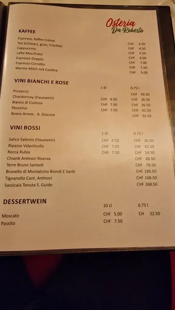 Menu_Osteria Da Roberto_Altendorf_image_3