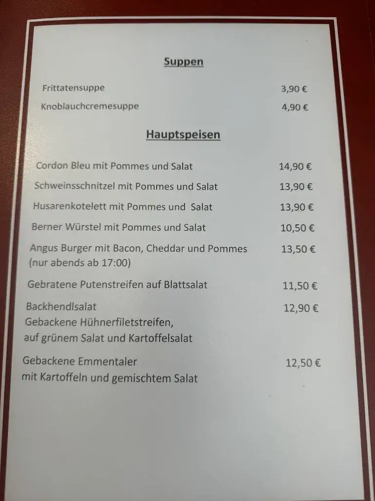 Menu_Josef Höfinger_Arbesbach_immagine_2