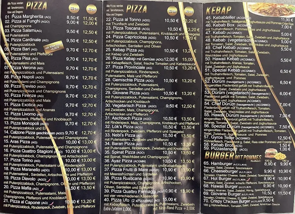 Menu_Pizzeria Giovanni Aschbach Markt_Aschbach Markt_immagine_2