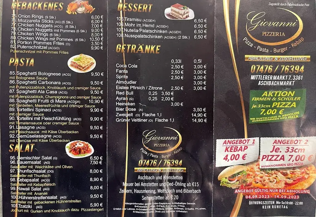 Menu_Pizzeria Giovanni Aschbach Markt_Aschbach Markt_immagine_3
