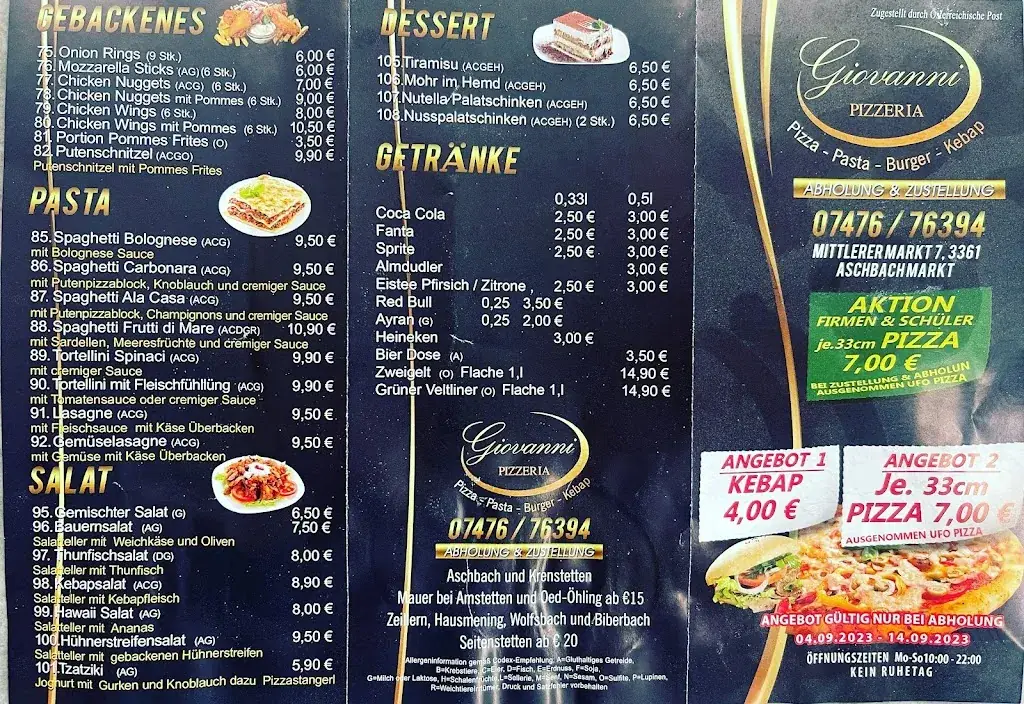 Menu_Pizzeria Giovanni Aschbach Markt_Aschbach Markt_immagine_4